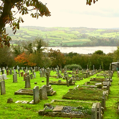 Parish Cemetery View across parish cemetery