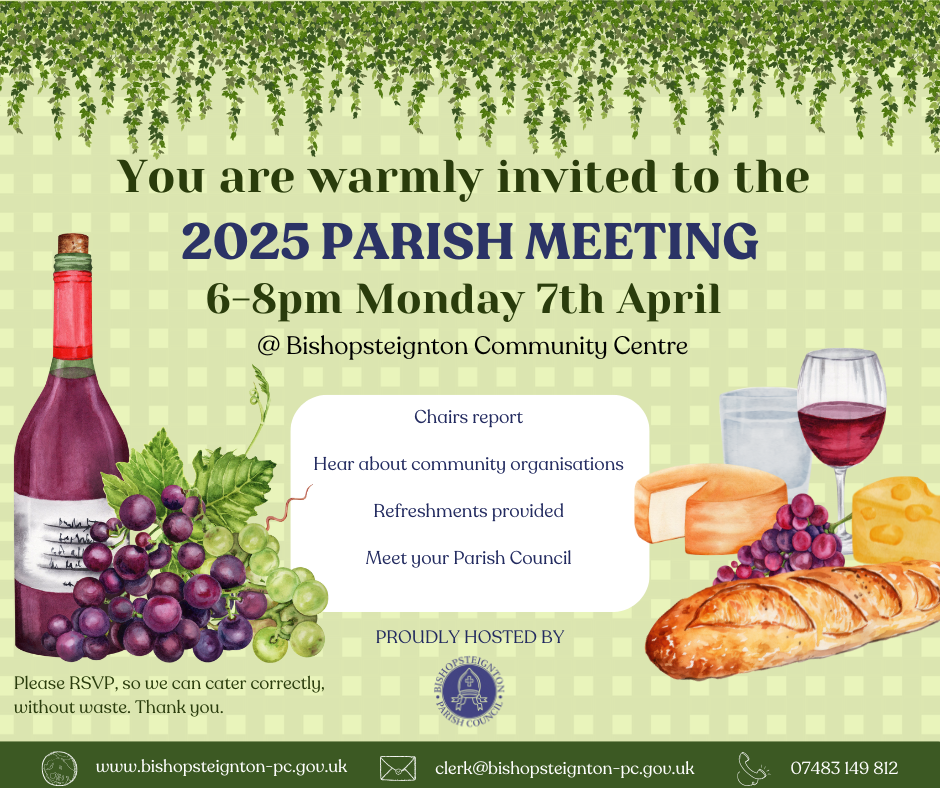 Bishopsteignton Annual Parish Meeting of Electors